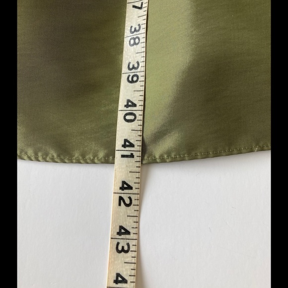 Davids Bridal D02101 Green Fit and Flare Dress Bridesmaid Short Gown 2/S NWOT - Picture 9 of 16